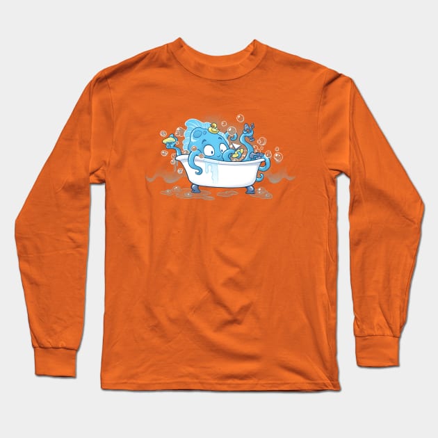 BATH TIME! Long Sleeve T-Shirt by Dooomcat